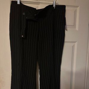 Nygård Black and White Pinstriped Pants